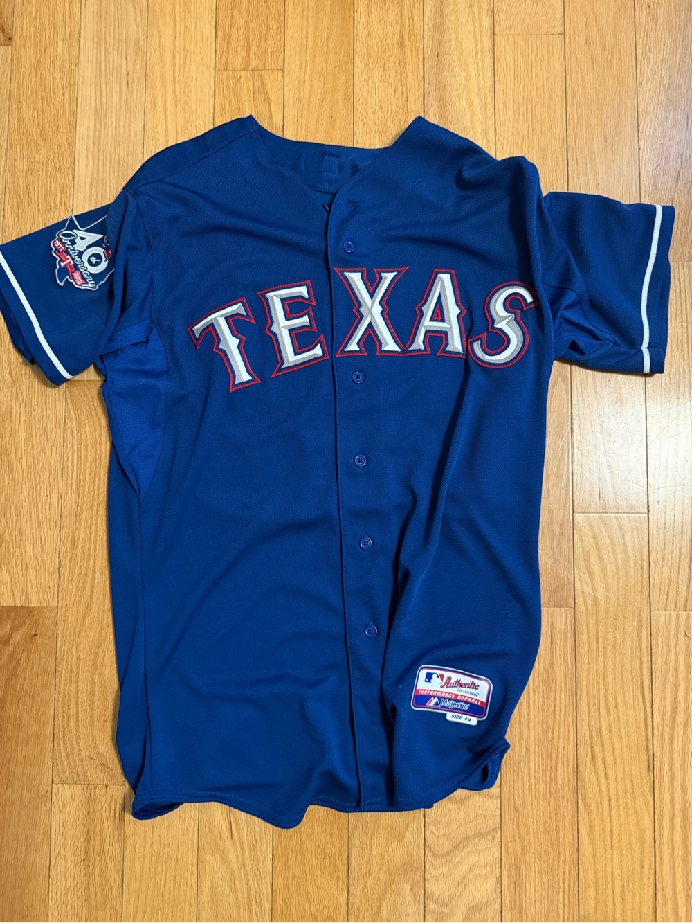 Texas Rangers Men’s  Replica Baseball Jersey - Royal Blue